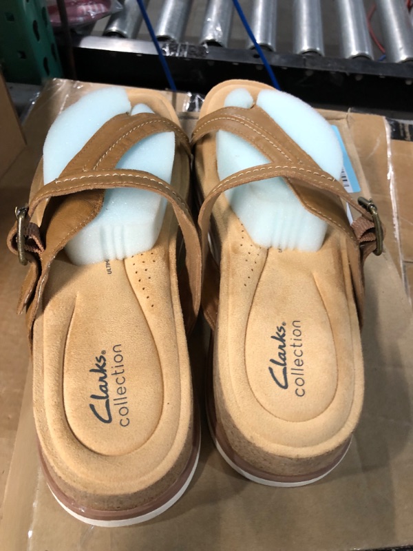 Photo 3 of *USED - IN GOOD CONDITION* Clarks Women's Brynn Madi Flat Sandal, Size 12