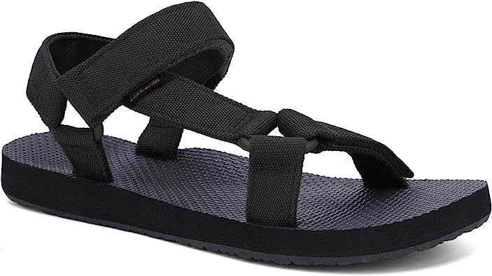 Photo 1 of ALEADER Womens Sandals, Sport Athletic Sandals, Size: 8, Black 