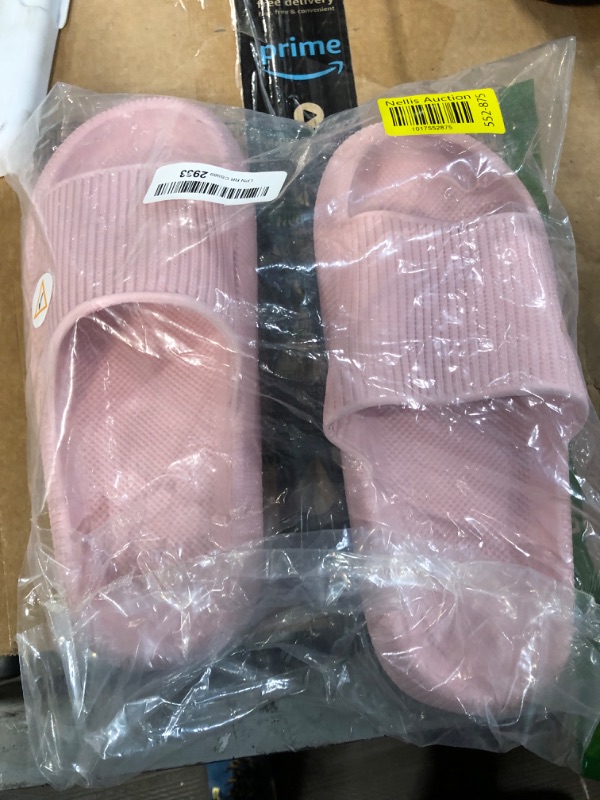 Photo 1 of *USED* Cloud Slippers for Women and Men, Rosyclo Massage Shower Bathroom Non-Slip Quick Drying, Size 42-43, 9.5-10 Women/8-9 Men, Pink