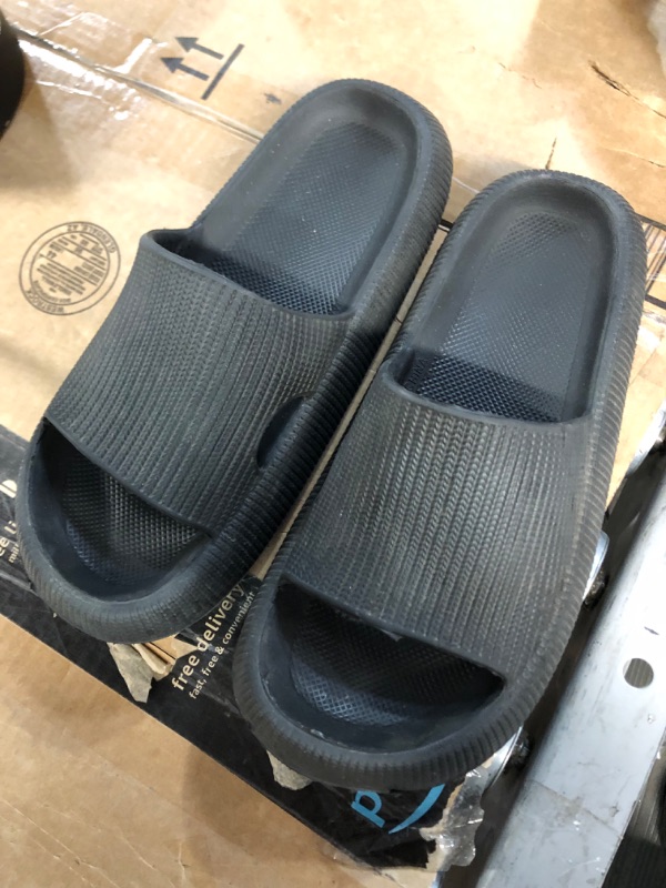 Photo 1 of *USED* Cloud Slippers, Black, Size: 40-41