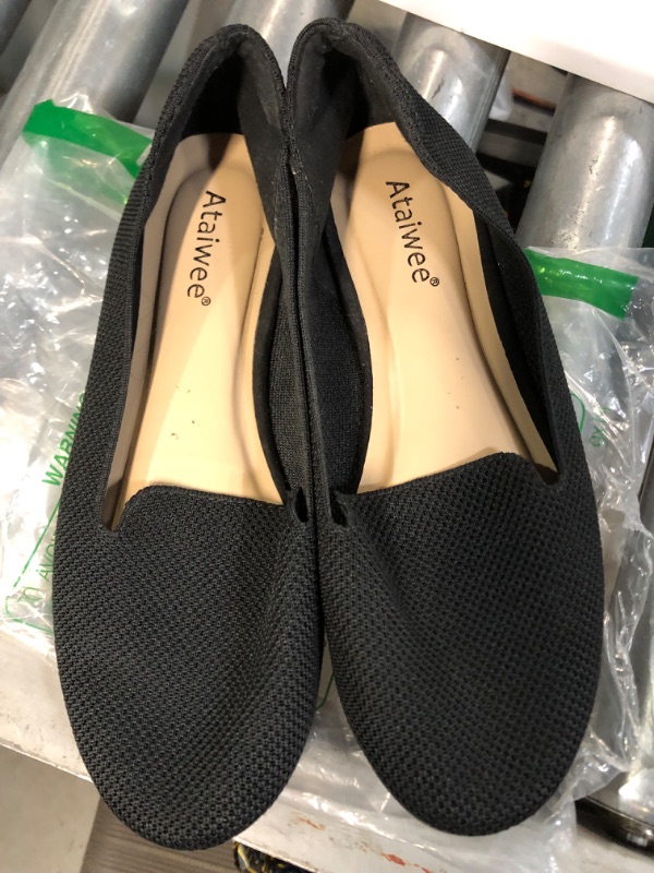 Photo 2 of *USED* Ataiwee Women's Flats Shoes, Black, Size: 6.5W