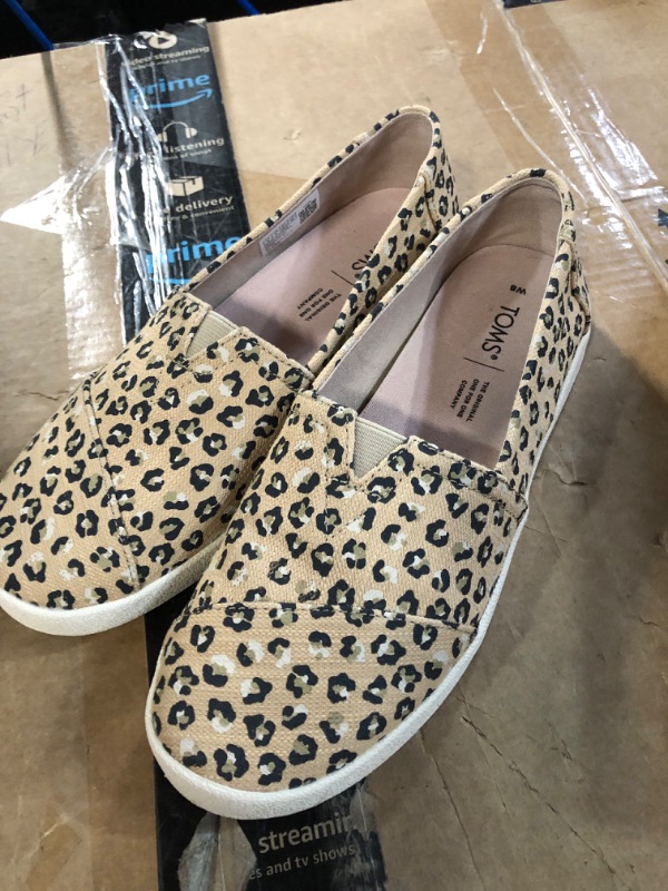 Photo 3 of TOMS Women's, Avalon Slip-On Natural Textured Leopard
