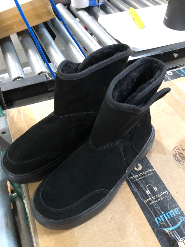 Photo 3 of Women's black Velcro winter boots