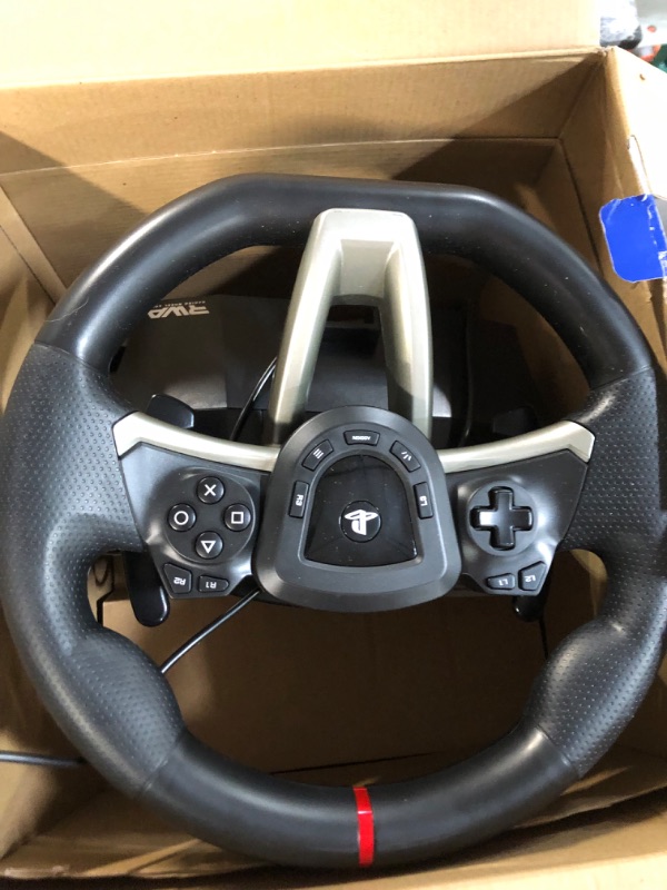 View 2 of HORI Racing Wheel Apex for Playstation 5, PlayStation 4 and PC - Officially Licensed by Sony - Compatible with Gran Turismo 7