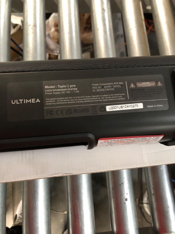 Photo 3 of ULTIMEA Sound Bars for TV, 22''/60W Small Soundbar