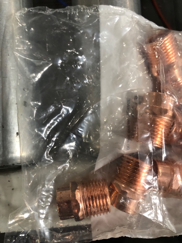 Photo 1 of 1/2 in. Copper C x M Male Pressure Adapter (10-Pack)