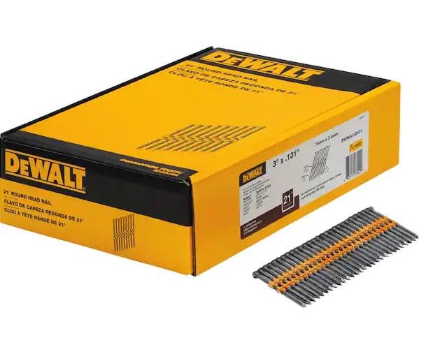 Photo 1 of 3 in. x 0.131 in. Metal Framing Nails (2000 per Box)