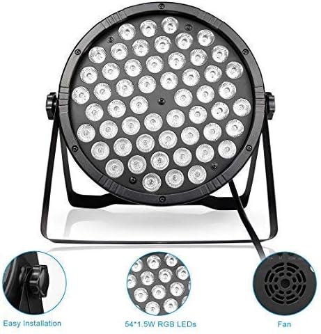 Photo 1 of  DJ Par Lights, 54x1.5W LED