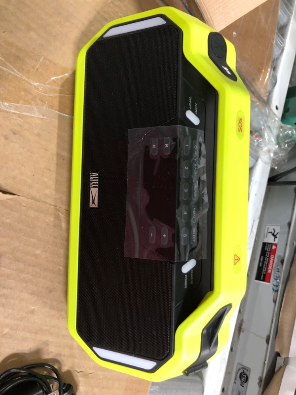 Photo 1 of Altec Lansing StormChaser Rechargeable Emergency Radio, Portable Bluetooth Speaker 