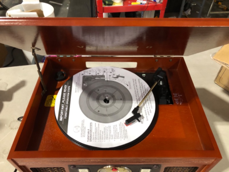 Photo 8 of Victrola Navigator 8-in-1 Classic Bluetooth Record Player with USB