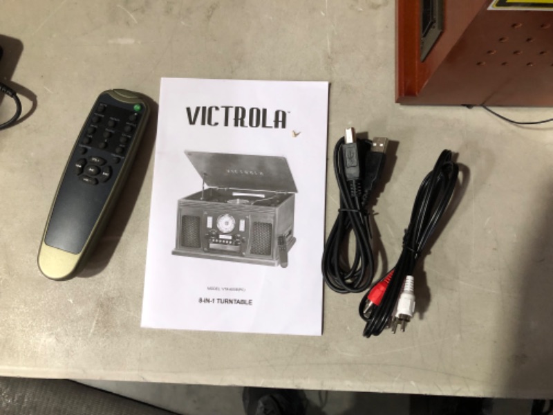 Photo 7 of Victrola Navigator 8-in-1 Classic Bluetooth Record Player with USB