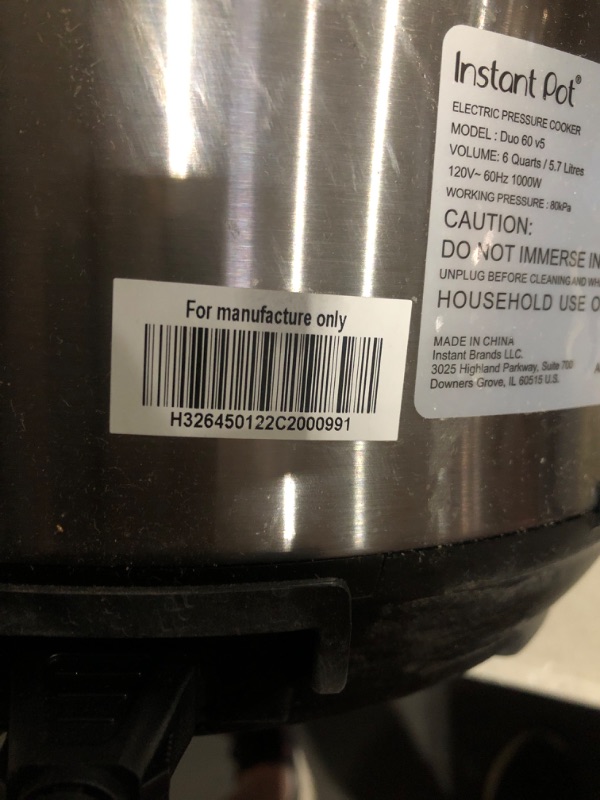 Photo 8 of (USED) Instant Pot Max 6 Quart Multi