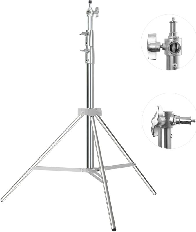 Photo 1 of Heavy Duty Light Stand Photography: Stainless Steel -