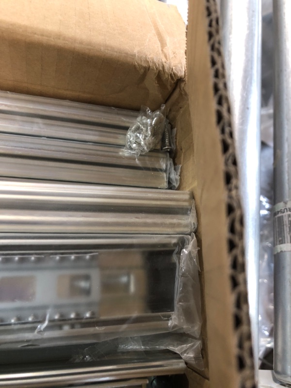 Photo 3 of 10 Pairs of 14 Inch Hardware 3-Section Full Extension Ball Bearing Side Mount Drawer Slides