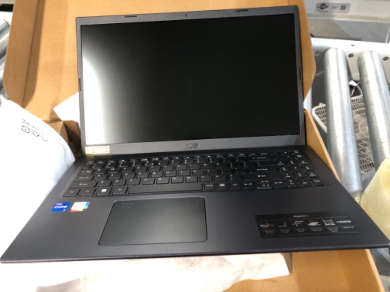 Photo 3 of Acer Aspire 5 Notebook Laptop, 15.6 inch FHD Display, Intel Core i7-1165G7, 36GB RAM, 1TB PCIe SSD, Webcam, Backlit Keyboard, Fingerprint Reader, HDMI, Wi-Fi 6, Windows 11 Home, Black, RAM | SSD 36GB RAM | 1TB SSD