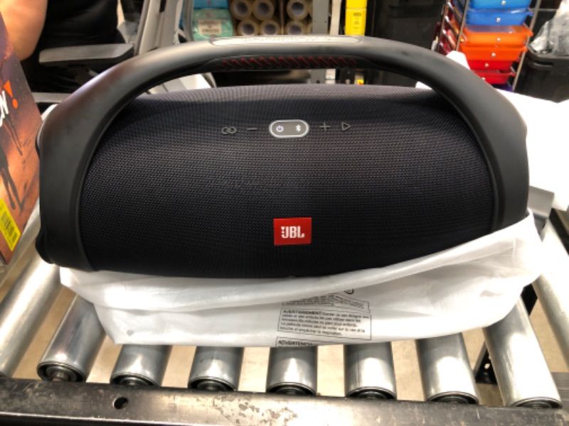 Photo 2 of JBL Boombox 2 - Portable Bluetooth Speaker, Powerful Sound and Monstrous Bass, IPX7 Waterproof, 24 Hours of Playtime, Powerbank, JBL PartyBoost for Speaker Pairing, Speaker for Home and Outdoor(Black) Black Boombox