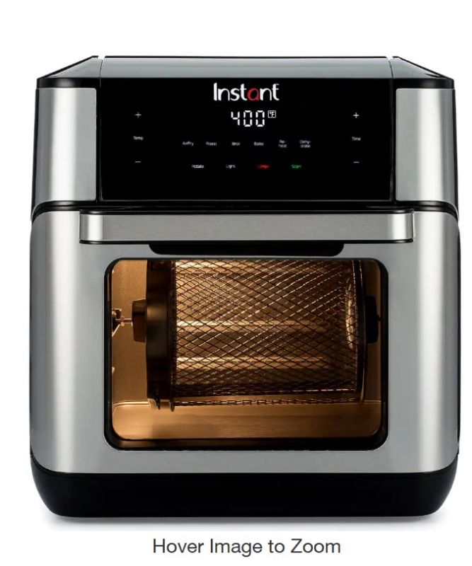 Photo 1 of *SEE NOTES* Instant Vortex Plus Air Fryer Oven 7 in 1 with Rotisserie, with 6-Piece Pyrex Littles Cookware