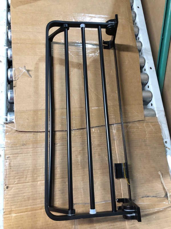 Photo 1 of see notes - 24 Inch Towel Rack with Towel Bar Holder Foldable Towel Shelf with Movable Hooks