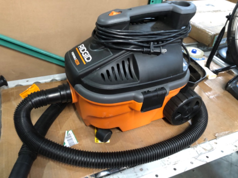 Photo 5 of ***USED - MISSING PARTS - SEE NOTES*** 4 Gallon 5.0 Peak HP Portable Wet/Dry Shop Vacuum
