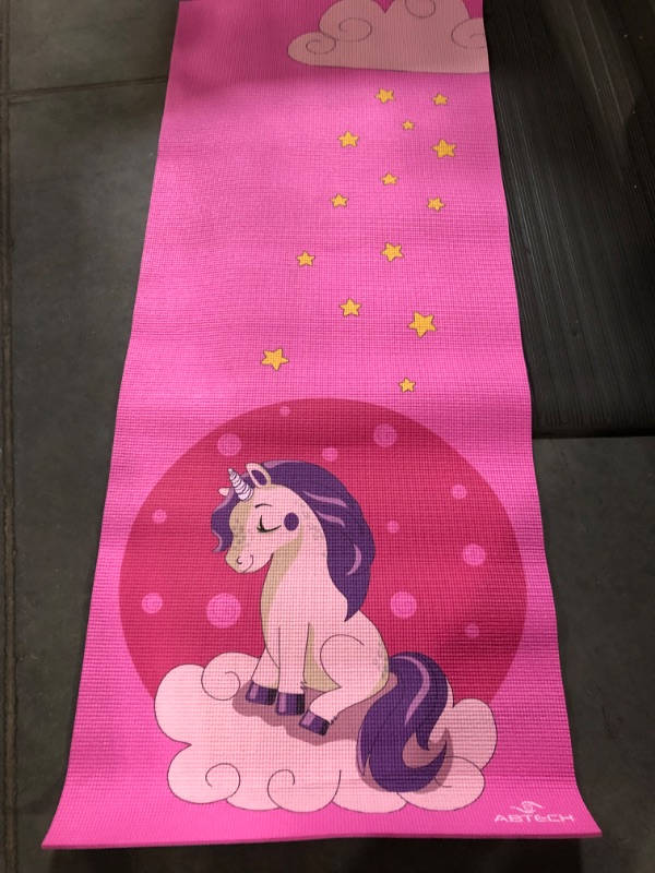 Photo 2 of Gaiam Kids Yoga Mat Exercise Mat, Yoga for Kids with Fun Prints -  (60" L x 24" W x 3mm Thick)