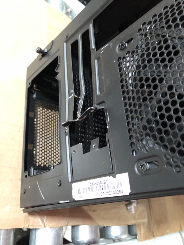 Photo 3 of NZXT H210i - CA-H210i-B1 - Mini-ITX PC Gaming Case - Front I/O USB Type-C Port - Tempered Glass Side Panel Cable Management - Water-Cooling Ready - Integrated RGB Lighting - Black i-Series H210i Black