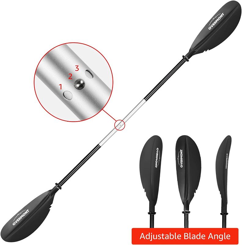 Photo 1 of *SEE NOTES* Overmont Kayak Paddle 95", Black 