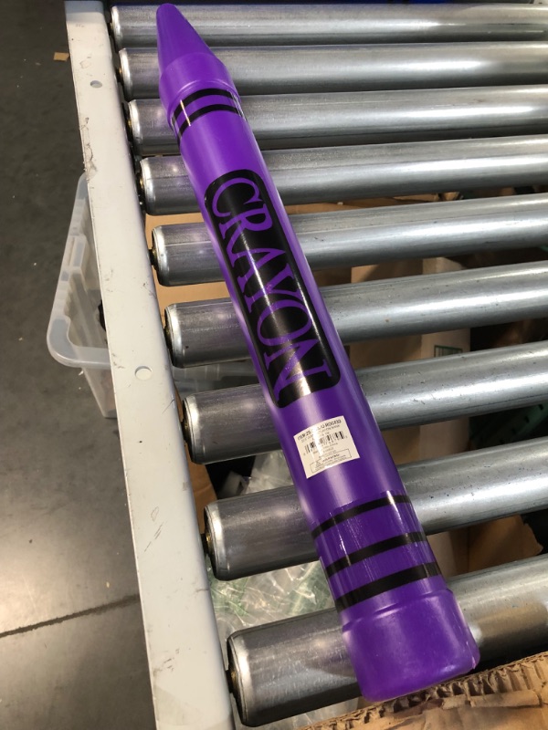 Photo 4 of 22.5" Jumbo Crayon Bank, Purple 