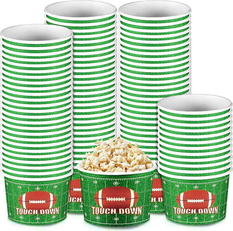 Photo 1 of *SEE NOTES* Football Snack Bowl Soup Cups 12oz, 100pcs