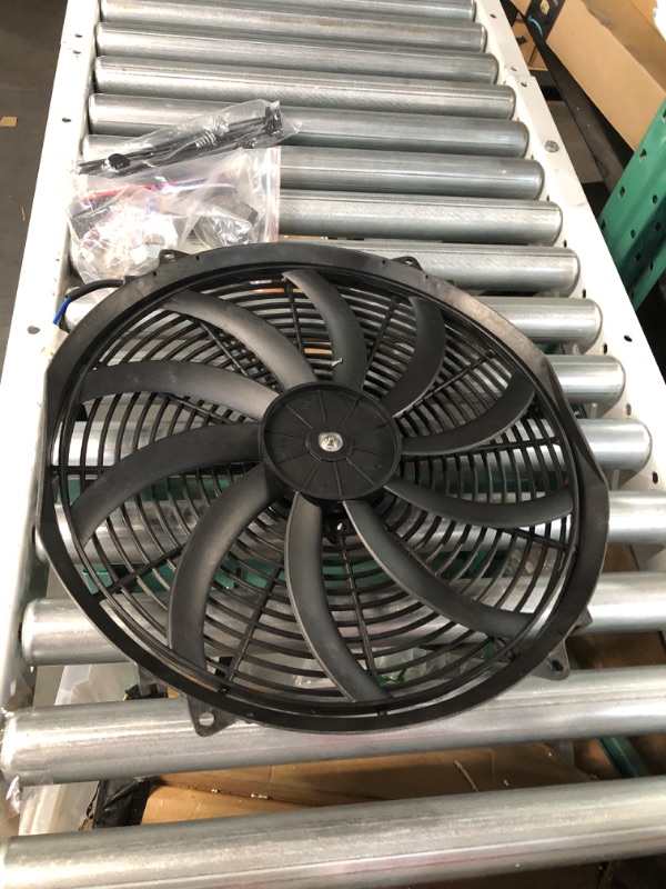 Photo 4 of *SEE NOTES* BLACKHORSE-RACING 16" 16 inch Electric Radiator Fan