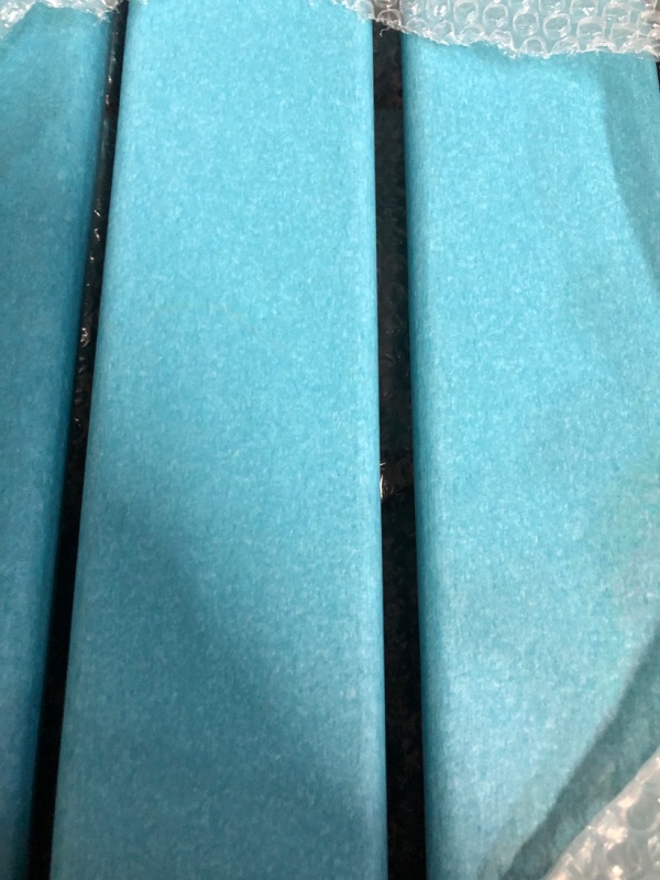 Photo 2 of KINGYES Folding Adirondack Chair, HDPE All-Weather Folding Adirondack Chair (Tiffany, Folding) Blue Glam