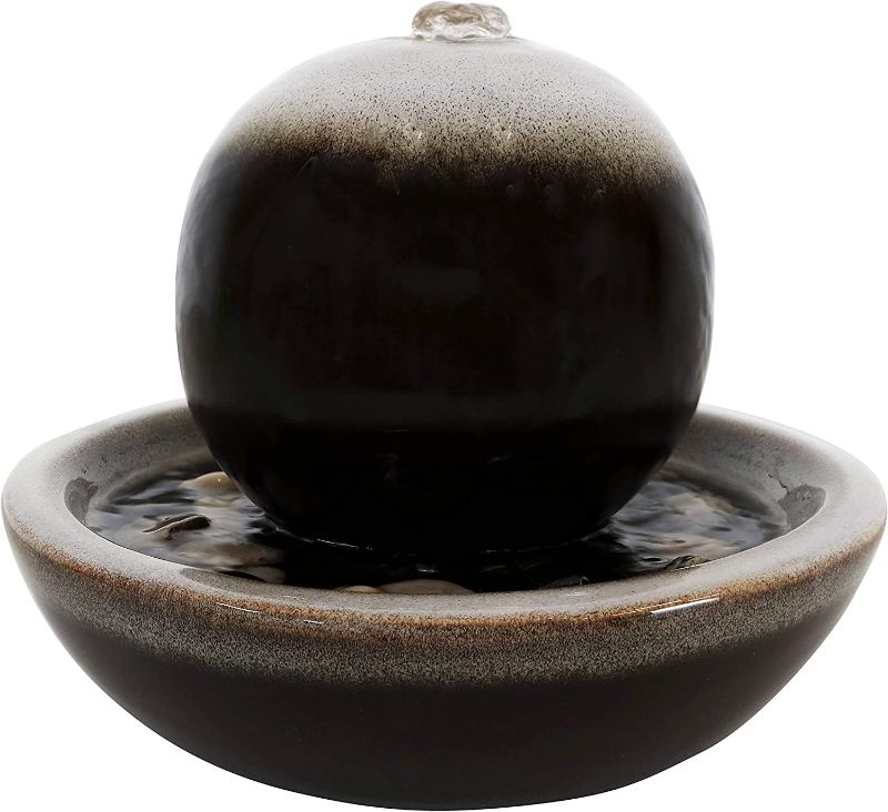 Photo 1 of 
Sunnydaze 7-Inch Indoor Ceramic Tabletop Water