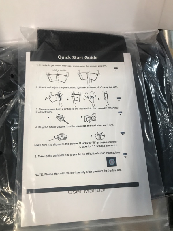 Photo 2 of *SEE NOTES CINCOM Leg Massager for Circulation Air Compression Calf Massager with 2 Modes 3 Intensities and Helpful for RLS and Edema Muscles Relaxation?FSA or HSA Approved?