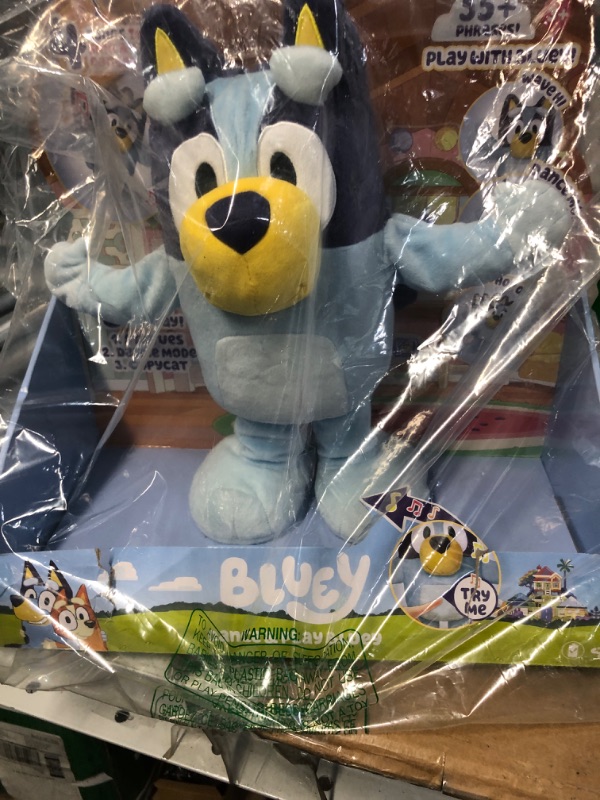 Photo 2 of Bluey Dance and Play 14" Animated Plush | Over 55 Phrases and Songs, Multicolor