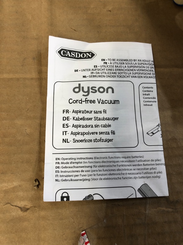 Photo 2 of CASDON PLC 68702 Dyson Cord Free Vacuum