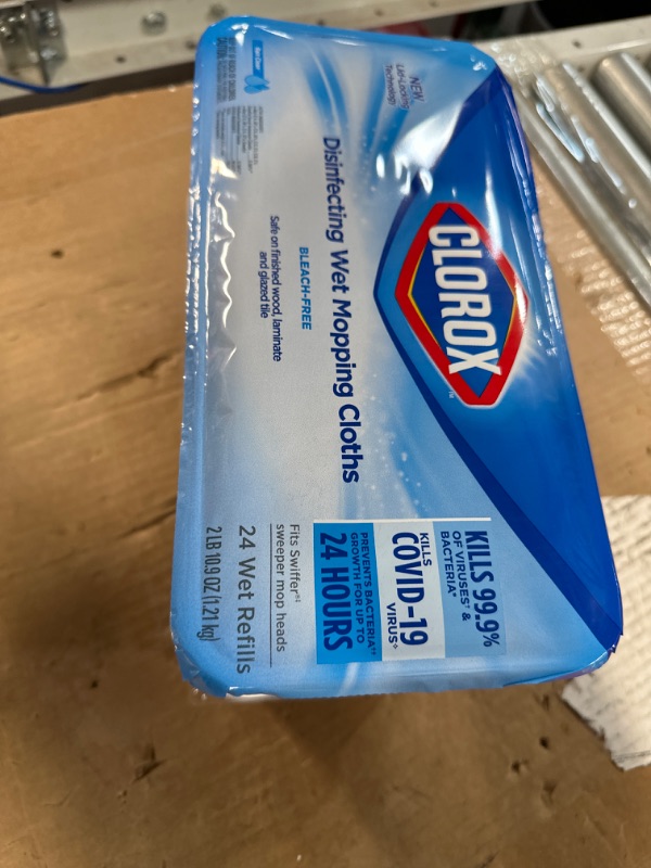 Photo 1 of 2 PACK Disinfecting Wet Mopping Cloths Rain Clean