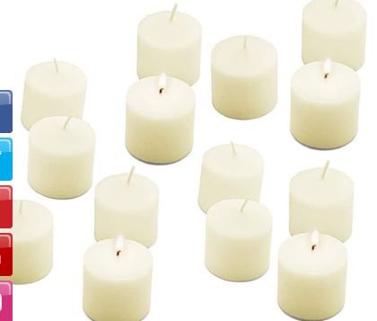 Photo 1 of 15 hour Unscented Votive Candle (Box of 36)