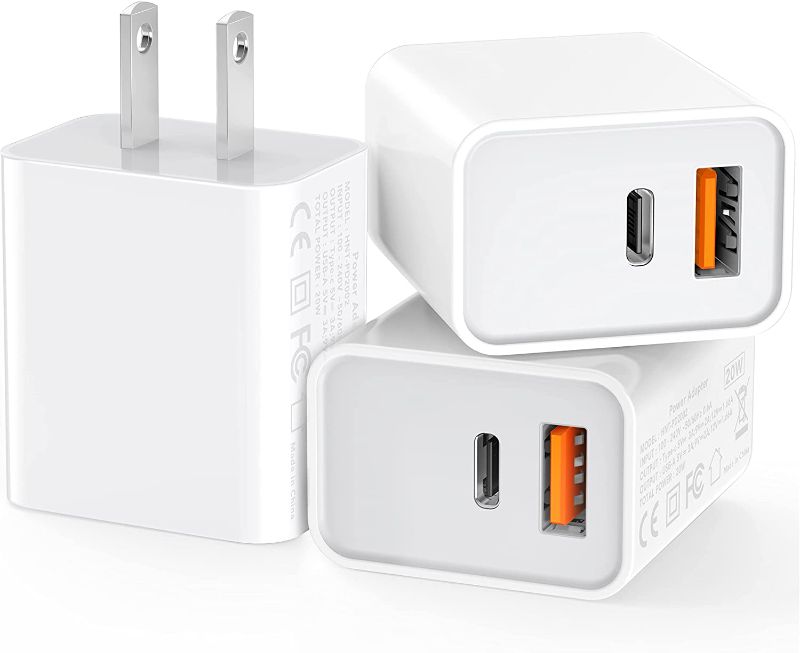 Photo 1 of  iPhone 11 12 13 Pro Max charger Upgraded certified 3-Pack