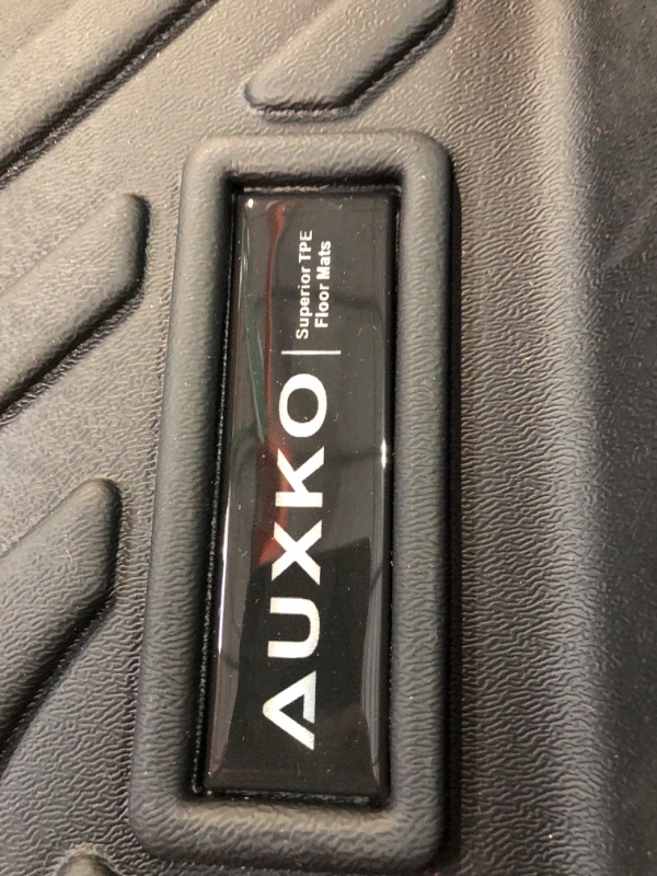 Photo 2 of Auxko All Weather Floor Mats Compatible with Hyundai IONIQ 5 SE Standard Range SE SEL 2022 2023 Not Fit Limited Moveable Console TPE Rubber Liners All Season Guard Odorless Anti-Slip Mats compatible with ioniq 5 unmoveable console