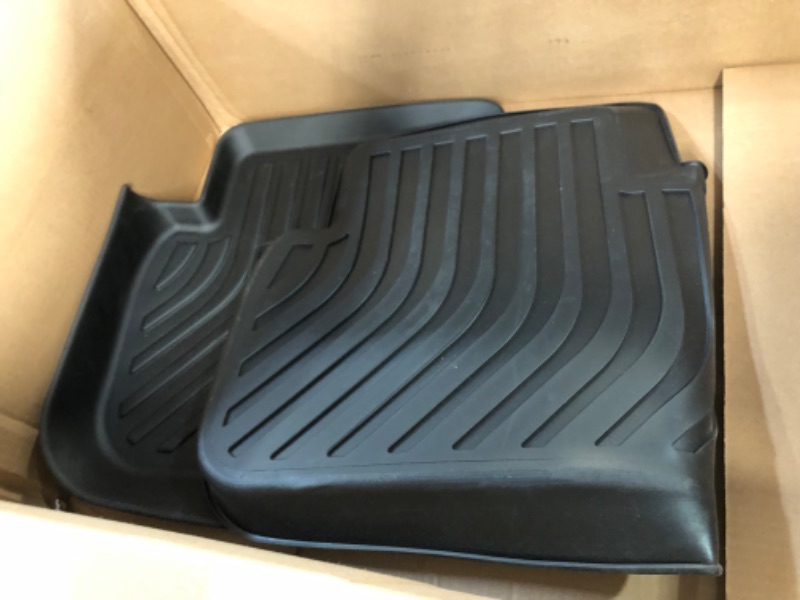 Photo 1 of Auxko All Weather Floor Mats Compatible with Hyundai IONIQ 5 SE Standard Range SE SEL 2022 2023 Not Fit Limited Moveable Console TPE Rubber Liners All Season Guard Odorless Anti-Slip Mats compatible with ioniq 5 unmoveable console