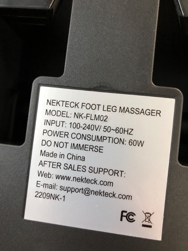 Photo 4 of Nekteck Foot Shiatsu Massager Black