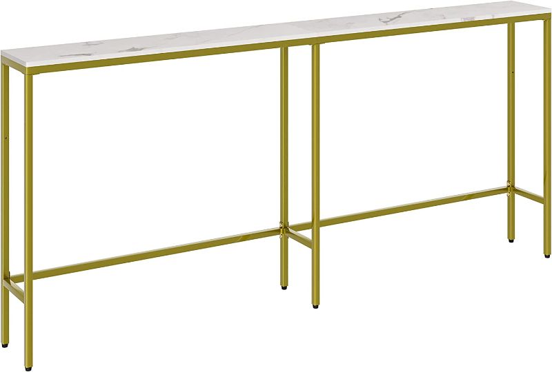 Photo 1 of 
SONGXIN 70.9" Console Table Marble White