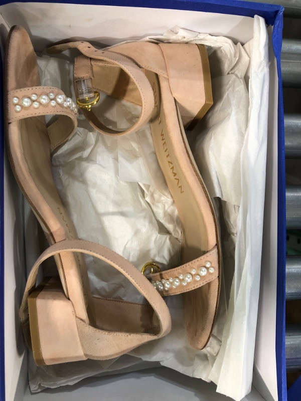 Photo 2 of Stuart Weitzman Nudistjune Demipearl Sandal - size 7.5