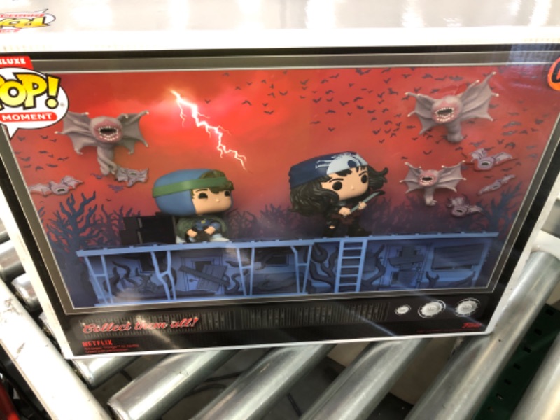 Photo 1 of **SEE NOTES**
Funko Pop! Moments Deluxe: Stranger Things - Phase Three, Dustin, Eddie, Demobats