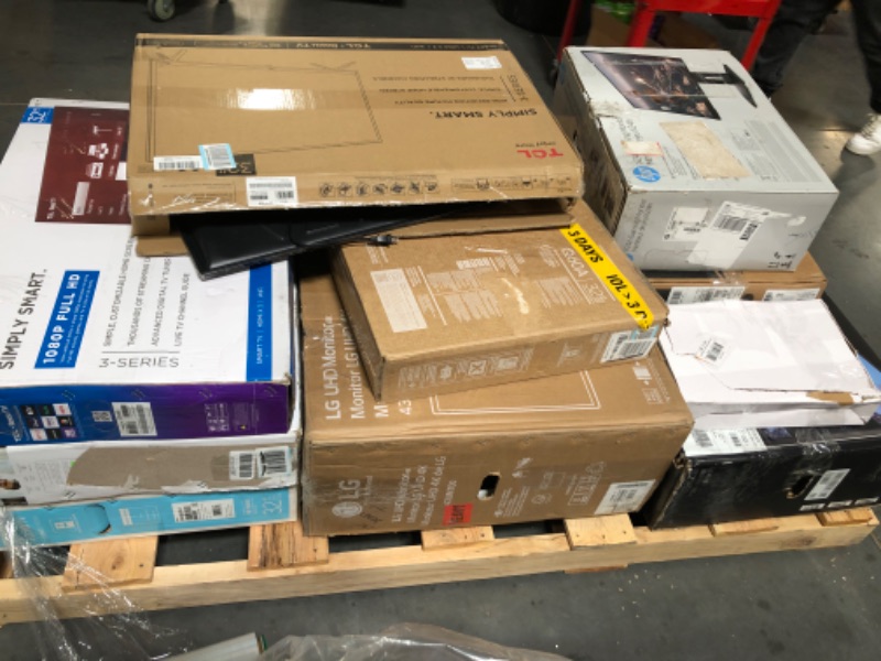 Photo 1 of Broken monitor pallet