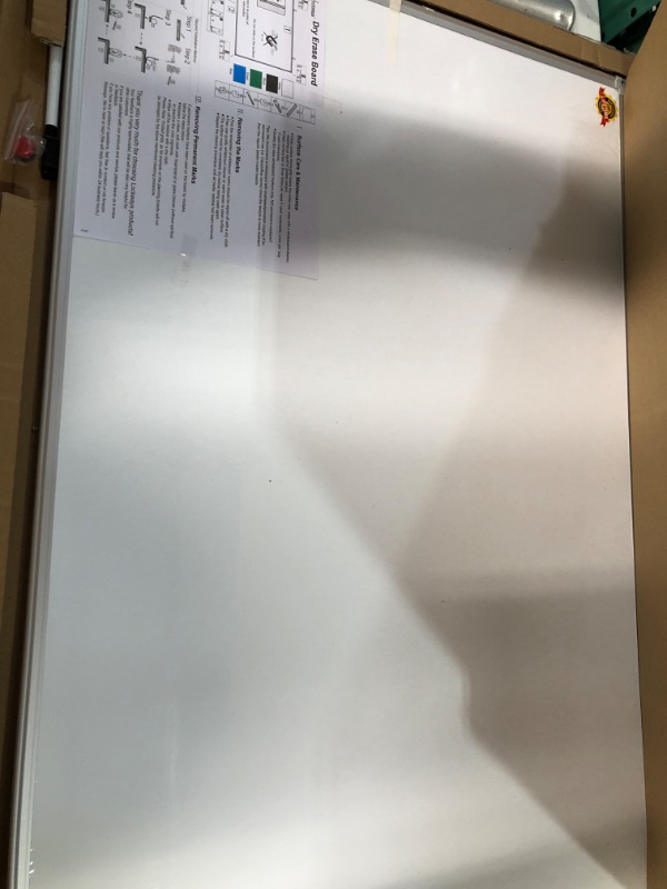 Photo 2 of Lockways Magnetic Dry Erase Board, 36 x 24 Inch Magnetic Whiteboard White Board1017563704
