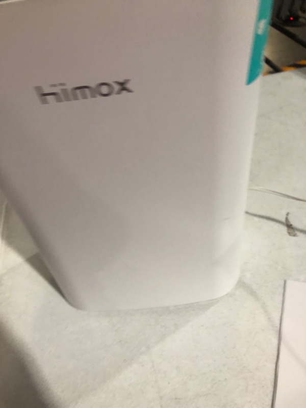 Photo 3 of **See Notes** 
HIMOX Room Air Purifiers for Allergies and Pets 1560 sq ft, 5 in 1 Medical Grade HEPA Filter Auto Sensors 