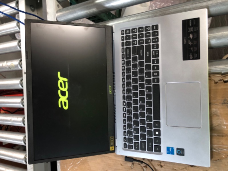 Photo 3 of **SEE NOTES**
Acer 2023 Newest Aspire 5 Slim Laptop, 15.6" Full HD Display, 20GB RAM, Silver - 1TB SSD Storage, AMD Ryzen 4-Core Processor, Backlit Keyboard, Fingerprint Login, HDMI, Ethernet Port, Type-C, Windows 11 S
