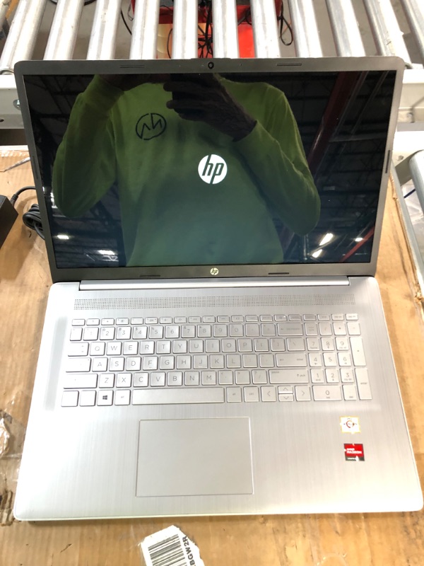 Photo 2 of HP Newest Pavilion 17 Laptop, 17.3" HD+ Anti-Glare Screen, AMD Athlon Gold - (Silver)
