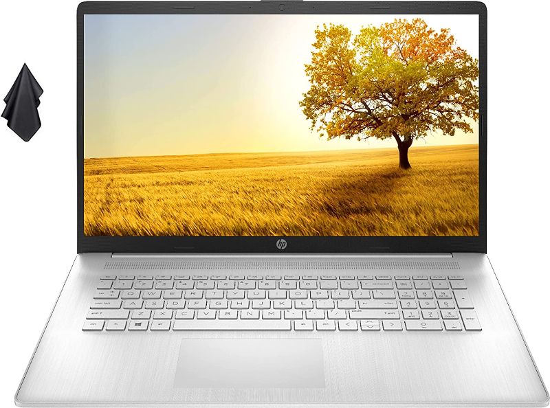 Photo 1 of HP Newest Pavilion 17 Laptop, 17.3" HD+ Anti-Glare Screen, AMD Athlon Gold - (Silver)
