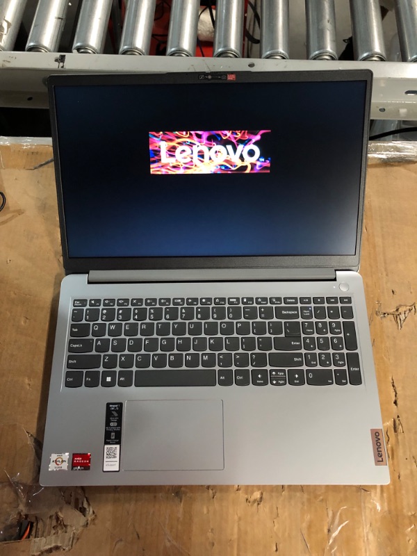 Photo 2 of Lenovo IdeaPad 1 15.6" HD Laptop, AMD Athlon Silver 3050U, 4GB RAM, Cloud Grey